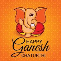 Happy Ganesh Chaturhi vektor