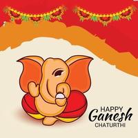 glad ganesh chaturhi vektor