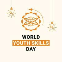 World Youth Skills Day illustration vektor