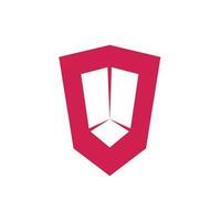 3d Illusion Vektor Logo mit ungewöhnlich Hexagon Formen. Logo zum Sport, Spiel, Marke, Produkt, Unternehmen, und Geschäft.