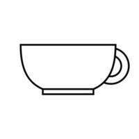 Kaffee Symbol Vektor. Tee Illustration unterzeichnen. heiß trinken Symbol oder Logo. vektor