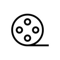 Kino Vektor Symbol. Film Illustration Symbol. Film Zeichen oder Logo.