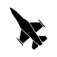 Kämpfer Jet Symbol Vektor. Luft Macht Illustration unterzeichnen. Luftfahrt Symbol. vektor