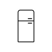 Küche Symbol Vektor. Kochen Illustration unterzeichnen. Kühlschrank Symbol oder Logo. vektor