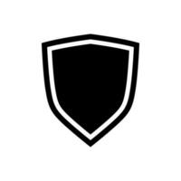 Schild Symbol Vektor. Verteidigung Illustration unterzeichnen. Rüstung Symbol. Schutz Logo. Sicherheit markieren. vektor