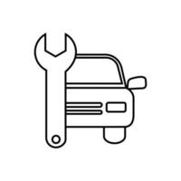 reparera vektor ikon. renovering illustration symbol. verkstad tecken eller logotyp.