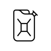 bränsle ikon vektor. bensin illustration tecken. energi symbol eller logotyp. vektor
