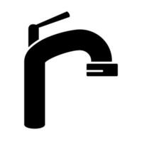 Wasserhahn Vektor Symbol. Rührgerät Illustration unterzeichnen. Installation Symbol oder Logo.
