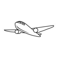 Flugzeug Symbol Vektor. Flugzeug Illustration unterzeichnen. Flugzeug Symbol oder Logo. vektor