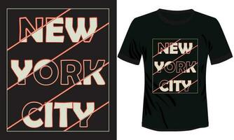Neu York Stadt T-Shirt Vektor Design Illustration