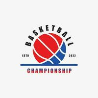 Basketball Logo Vorlage Vektor Illustration