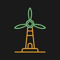 Symbol für Windmühlenvektor vektor