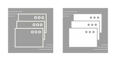 Registerkarten-Vektorsymbol vektor