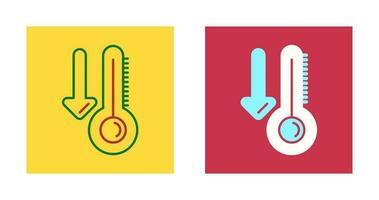 Vektorsymbol für niedrige Temperatur vektor