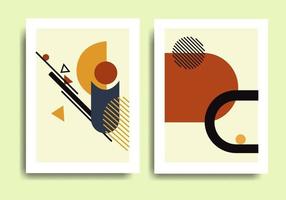 design abstrakt modern geometrisk vektor grafisk design set