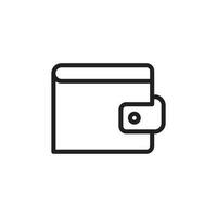 plånbok ikon design vektor