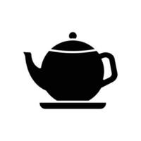 Tee Topf Symbol Vektor Design Vorlage einfach und modern