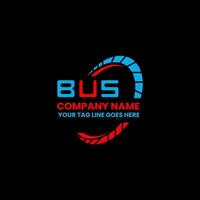 buss brev logotyp kreativ design med vektor grafisk, buss enkel och modern logotyp. buss lyxig alfabet design