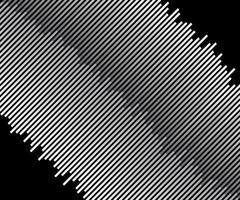 abstrakte verzogene diagonale gestreifte Hintergrund gebogene verdrehte schräge Wellenlinien Design vektor