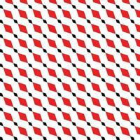 abstrakt geometrisk minimalistisk diagonal röd svart romb mönster. vektor