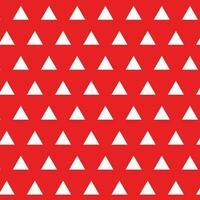 abstrakt vit triangel mönster med röd bakgrund. vektor