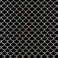 abstrakt geometrisch Färbung Meerjungfrau Rahmen Muster Kunst. vektor