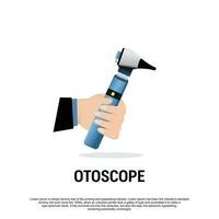 Otoskop Symbol Vektor Illustration von medizinisch