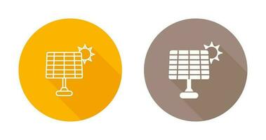 Vektorsymbol für Solarpanel vektor