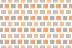 orange, grå fyrkant bricka mosaik- på vit bakgrund. vektor illustration.