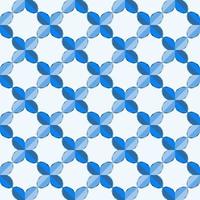 Dies ist ein polygonales blaues geometrisches Muster mit einem Gitter aus Perlen vektor