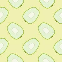 guava sömlös mönster platt design vektor illustration