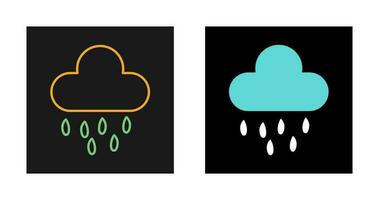 Regenwolken-Vektorsymbol vektor