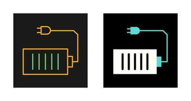 Vektorsymbol für Zelle und Stecker vektor