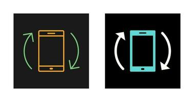 Vektorsymbol für automatische Rotation vektor