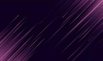 abstrakt lila Hintergrund mit diagonal Licht Linien. vektor