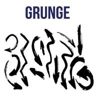 Grunge Pinselstriche Sammlung vektor