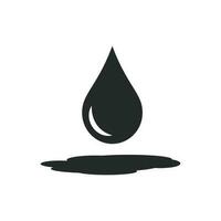 fallen Wasser Symbol Vektor Design Illustration