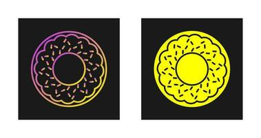 Donut-Vektor-Symbol vektor