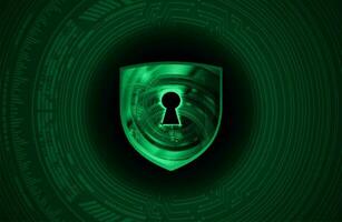 modern Cybersäkerhet teknologi bakgrund med skydda vektor