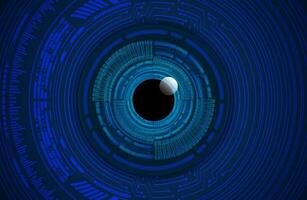 modern Internet-Sicherheit Auge auf Technologie Hintergrund vektor