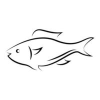 Fisch Logo Vektor Illustration Design