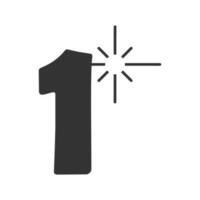 Nummer Symbol Vektor Illustration Design