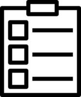 checklisten-vektorillustration auf einem hintergrund. hochwertige symbole. vektorikonen für konzept und grafikdesign. vektor