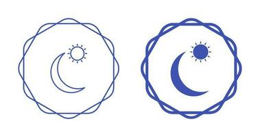 Vektorsymbol Sonne und Planeten vektor