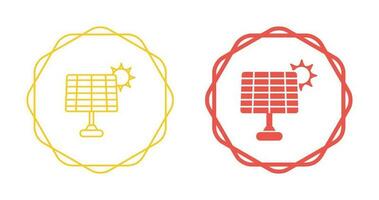 Vektorsymbol für Solarpanel vektor