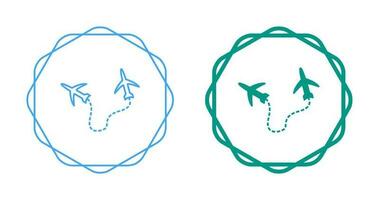 Vektorsymbol für runde Reiseflüge vektor