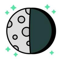 ein modisch Design Symbol von Mond Finsternis vektor
