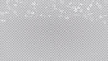 weiße Schneehintergrundweihnachtsschneeflocken vektor