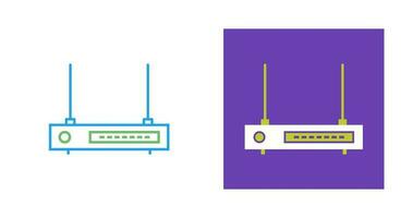 WLAN-Router-Vektorsymbol vektor