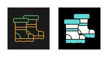 Vektorsymbol für Regenstiefel vektor